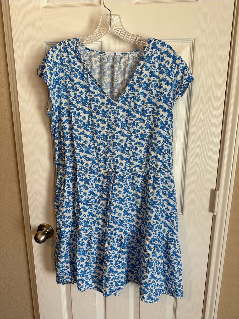 GAP- Blue Floral V-Neck Women’s Dress